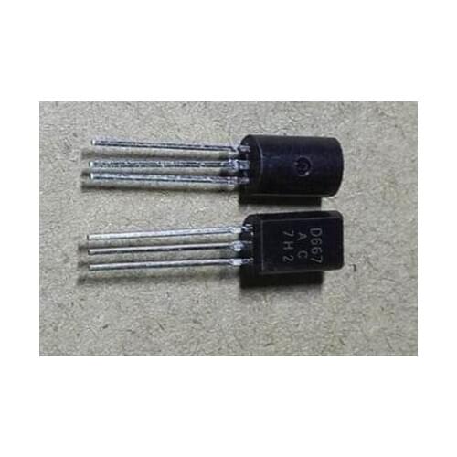 60pcs 2SD667AC + 2SB647AC TO-92L 2SD667 2SB647 D667AC B647AC D667 B647 Transistor Silicon Epitaxial