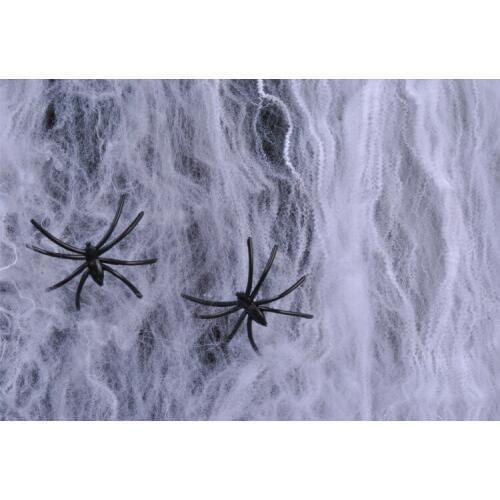 ANGRLY Halloween Haunted House Bar Scene KTV Decorative Props Spider Silk Spider Web Spider Spider Cotton Belt Accessories Gifts