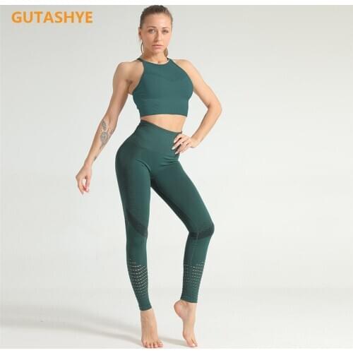 Seamless Yoga Sets Women Gym suit Wear Running Clothes women Fitness Sport Yoga clothing Yoga Sports Bras+Leggings yoga Suit