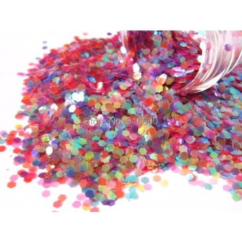 2 MM Solvent Resistant lucency Glitter bright colors Sparkling spangles for Nail Polish nail art and DIY