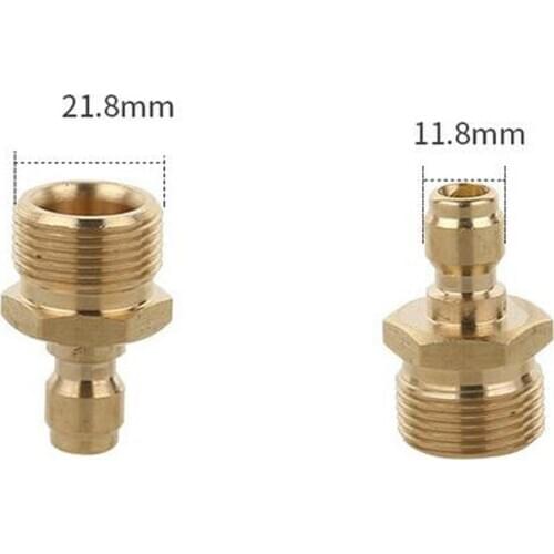 2pcs M22 Male & M22 Female Set Quick Coupler Garden Hose Adaptor for Home Garden Outdoor Living Improvement