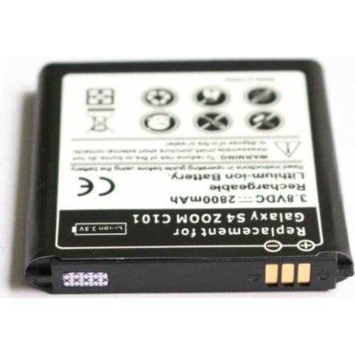 Ciszean 5pcs/lot 2800mAh B740AC/K/E/U Replacement Battery For Samsung Galaxy S4 Zoom C101 C1010 C105A C105 NXF1 i939D