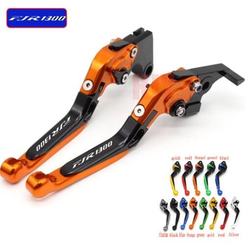 For YAMAHA FJR1300 FJR 1300 2003 Year Motorcycle Accessories Folding Extendable Brake Clutch Levers 13 Colors
