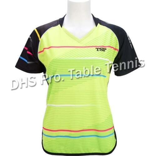 New Tsp Table Tennis Clothes Women General Table Tennis Jersey Korea National Team Short Sleeve Sports T-shirt 83113