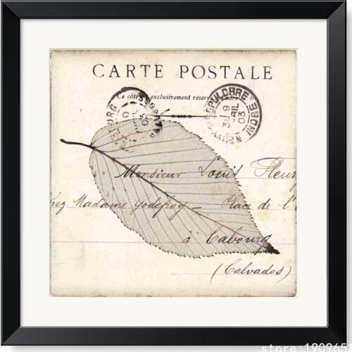 Cotton no frame pastoral leaves stamp canvas printings oil painting printed on cotton home wall art decoration pictures