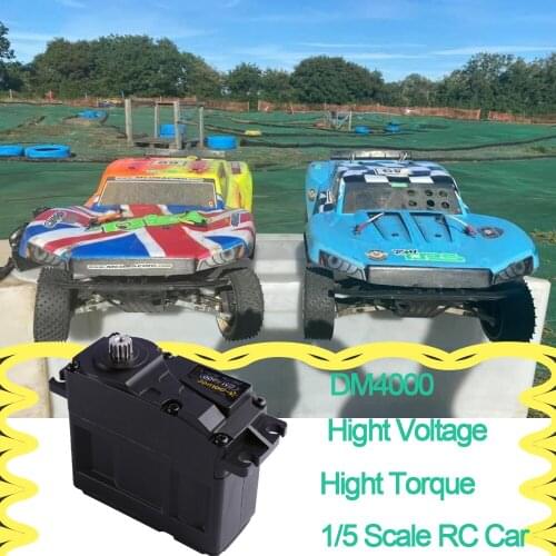 K-power DM4000 54KG/146g/0.11Sec/8.4V High Voltage DC Digital Full Metal Gear RC Servo for 1/5th scale RC racing Car