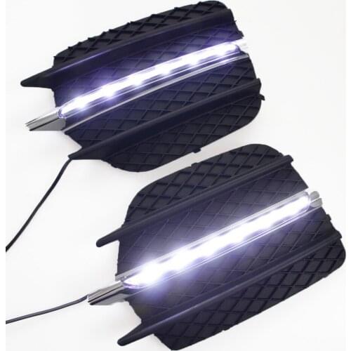 Classic DRL Fog lamp Fog Light cover LED Daytime Running light For BMW E71 X6 2011-2012