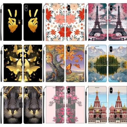 For Apple iPhone XS iPhone XS Max Case Flip Leather Cover Phone Case With Magnetic Wallet Stand