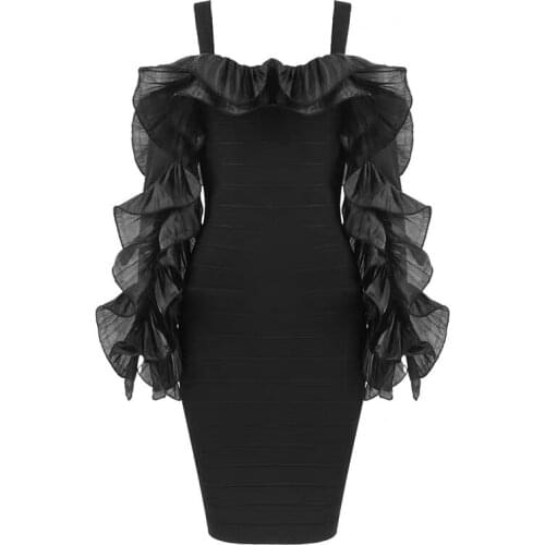 Fashion Women Dress Bandage Party Dress 2020 Summer Club Sexy Vestidos Bodycon Ladies Clothes
