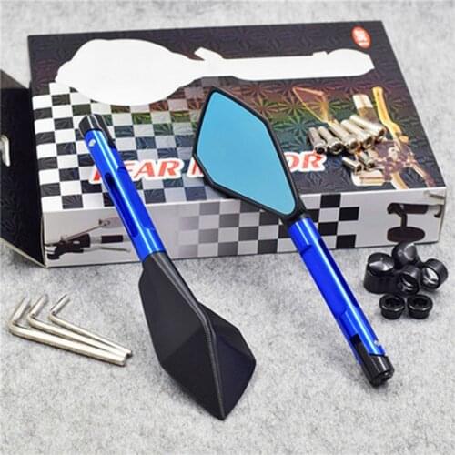 Motorcycle CNC Universal Rearview Rear View Mirror Side Mirrors For Yamaha YZF R1 R6 R15 R25 YZ-F 125 250 300 FZ1 FZ6N MT07 MT09