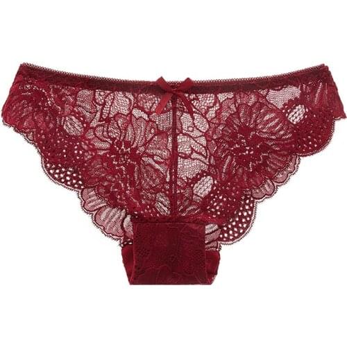 Underwear For Woman 1 Pcs Sexy Lace Briefs Women Panties Mid-Rise High Quality Female Panties Woman Underwear -XL New BANNIROU