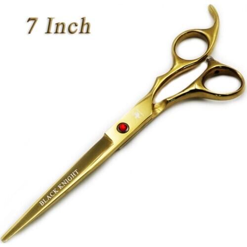 7" Pet Grooming Scissors Professional Hair Cutting Shears for Dogs and Cats Golden Style