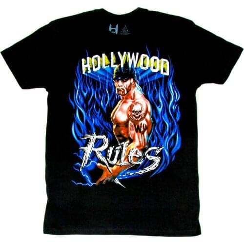 Officially Licensed Hulk Hogan Hollywood Rules T-Shirt