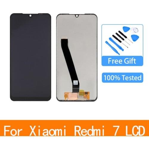 Original Display with Frame For Xiaomi Redmi 7 LCD Touch Screen Digitizer For Redmi7 Lcd Display Assembly