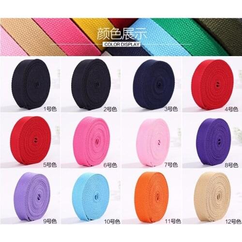 Thick Canvas Cotton Webbing Tape Bag Belt strap Shoulder Backpack Handle Sewing Craft Webbing 5 meter width 30mm