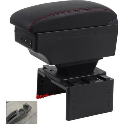 For nissan march k12 Armrest box Universal Armrest Car Arm Rest Center Centre Console Storage Box