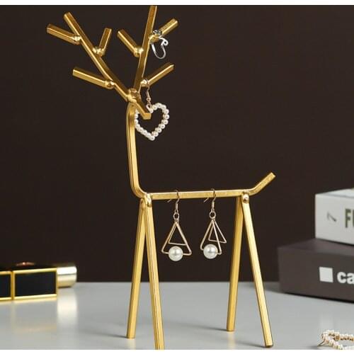 Earrings Storage Jewelry Stand Can Hang Earrings, Rings, Necklaces, Small Accessories, Finishing Shelves, Desktop Decorations