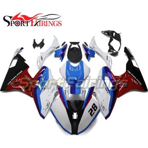 Complete Race Fairings For BMW S1000RR S1000 RR 15 16 Year 2015 2016 ABS Injection Motorcycle Racing Fairing Kit White Red Blue