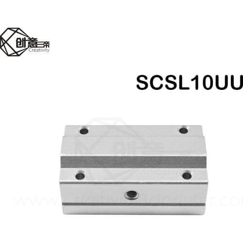 1PC SC10LUU SCS10LUU 10mm long type Linear Ball Bearing Block CNC Router with LM10LUU Bush Pillow Block Linear Shaft CNC 3D
