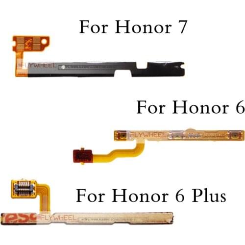 1pcs Power On Off Flex Cable For HuaWei Honor 6 7 Plus Volume Control Button Switch Ribbon Repair Parts