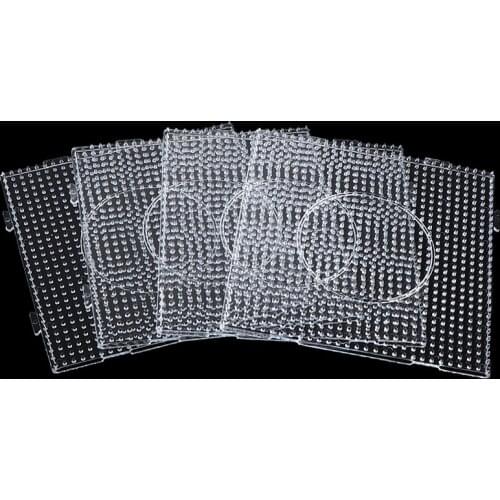 4pcs Hama Beads Pegboards 15cm Beads Template for Making Iron Beads Boards