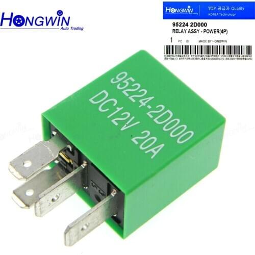 952242D000 Power Horn Relay Fits HHyundai Elantra Accent Santa Fe Getz HHyundai Atos Tucson 96-11 Kia Sportage Rio Soul Forte