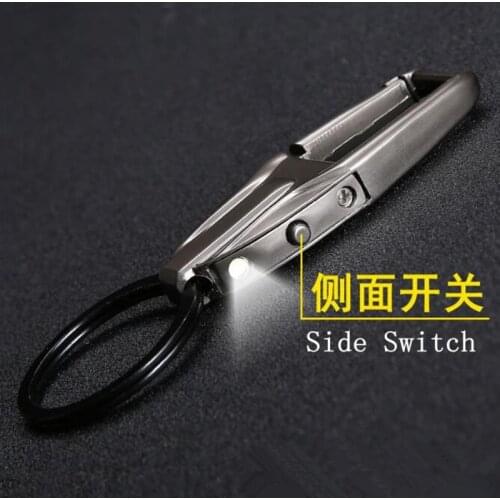 Car Keychain LED Lights Key Chain Ring FOR Mercedes.Benz W220 W210 W203 W204 W163 W639 W638 W168 Gl Viano Cla C180 C260 C300