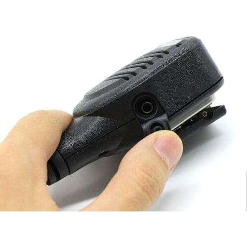 Big Microphone With Magnetic Ring Plastic 2 Pin Ptt Rainproof Shoulder Speaker Mic For 2 Way Radio Walkie Talkie