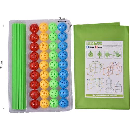 Kids Construction Fort Building Kit Forts Builder Gift For Boys Girls Charitable