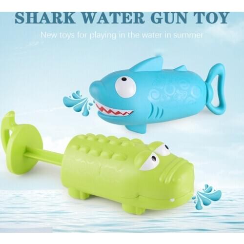 Kids Animal Guns Toys Shooter Guns Summer Swimming Cute Crocodile Shark Piglet Squirt Pull-out Boys and Girls Bathing Toy New