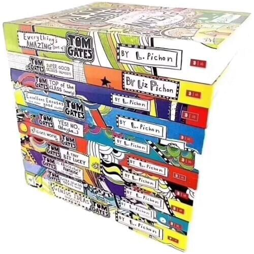 5-12 year Childrens English story book Tom Gates Extra Special english picture help child be reader early education 10pc/set