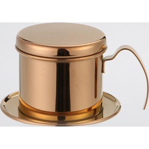 Coffee pot Vietnamese coffee pot household stainless steel coffee apparatus brewing pot drip pot coffee filter