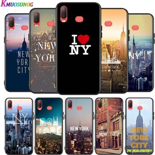 Beautiful New york city Silicone Cover For Samsung Galaxy A9 A8 Star A7 A6 A5 A3 Plus 2018 2017 2016 A750 Phone Case