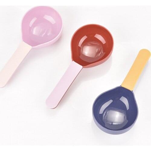 Pet Food Spoon For Dogs Cats Birds Dog Food Scoop Plastic Measuring Cup With Sealing Bag Clip Pet Food Feeding Spoon