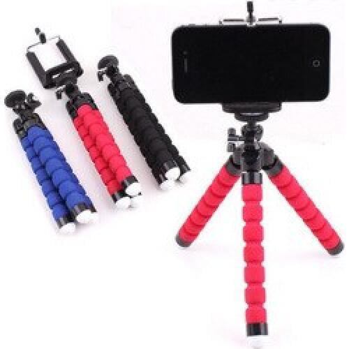 Mini Flexible Sponge Octopus Tripod for iPhone Samsung Xiaomi Huawei Mobile Phone Smartphone Tripod for Gopro Camera Accessory