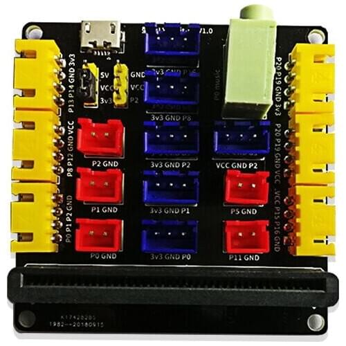 New Expansion Board Sensor Module for Python graphical programming parts BBC micro:bit microbit Kids Starter Kit
