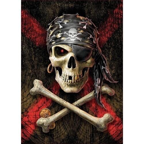 Educa Calavera Pirata 500 Piece Jigsaw Puzzle