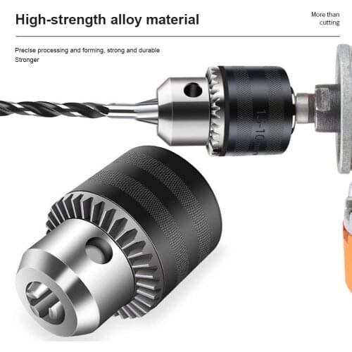 New 1-10mm Metal Stable Keyed Drill Chuck Convertor 100 Angle Grinder Drill Chuck M10 Thread