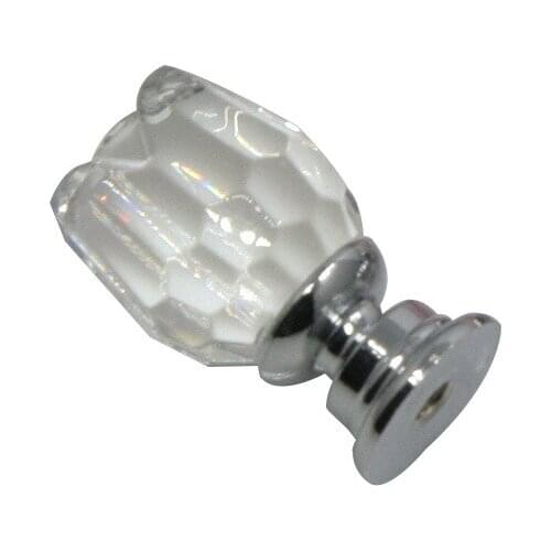 Drawer Knobs Simplicity Rose Flower Design Crystal Glass Knobs Cupboard Desk Drawer Pull Kitchen Cabinet Door Wardrobe Door