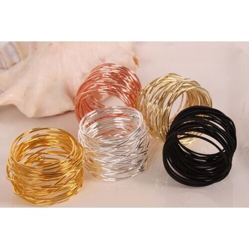 Gold Silver Napkin Rings Metal Cross Hollow Sliver Napkin Holder for Restaurant Banquet Wedding Party Table Decoration hot