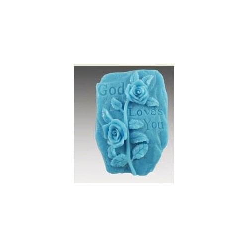 New God loves you Craft Art Silicone Soap mold Craft Molds DIY Handmade soap molds
