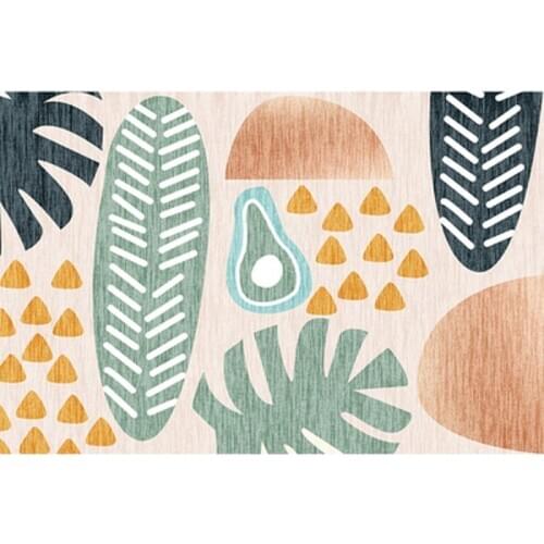 European Style Modern Geometric Rectangular Carpet Living Room Bedroom Non-Slip Decorative Mat