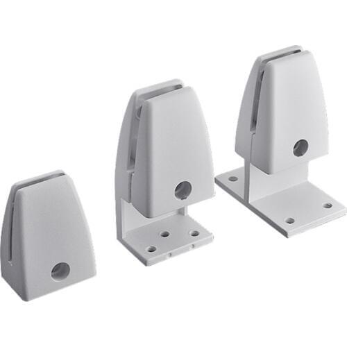 Glass Shelf Holder Glass Clamps Offices Computer Shelf Support Bracket Office Desk Glass Screen Folder Clip Household Supplies