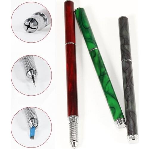Tebori 3D Pen Eyebrow Tattoo Manual Guns Skin Marker Pen Tools Microblading Accessories Tattoo Marker Pen Permanent Makeup