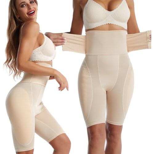 Padded Panties Body Shapewear Women Waist Trainer Body Shaper Butt Lifter Control Panties High Waist Hip Enhancer Thigh Trimmer
