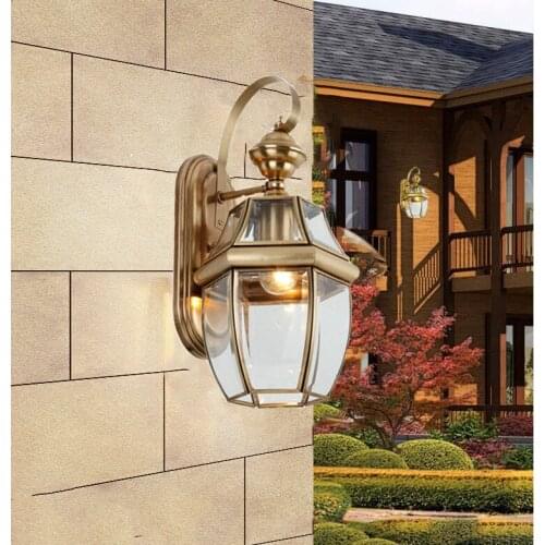 European style outdoor waterproof living room bedroom bedside simple stairway wall lamp