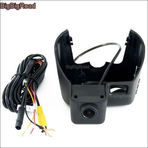 BigBigRoad car front camera Driving Video Recorder Car Wifi DVR For jeep grand cherokee Dash Cam No damage to car