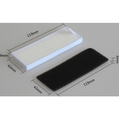 1Pc High Efficiency HEPA Filter for Conga Cecotec 1090 1790 Robot Vacuum Cleaner Sponge Filters Home Appliance Parts Accessories