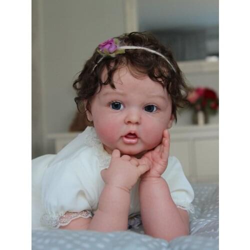 24 Inch Reborn Baby Accessories DIY Erin Blank Kit 60 CM Princess Toddler Fresh Color Soft Touch Unfinished Doll Part