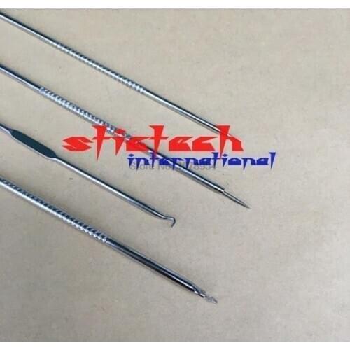 By ems or dhl 200sets 4pcs/set New Arrival Blackhead Comedone Acne Blemish Remover Stainless Needles Remove Tool Freeshipping